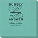 Bubbly is the Answer Napkins Image 2 of 5